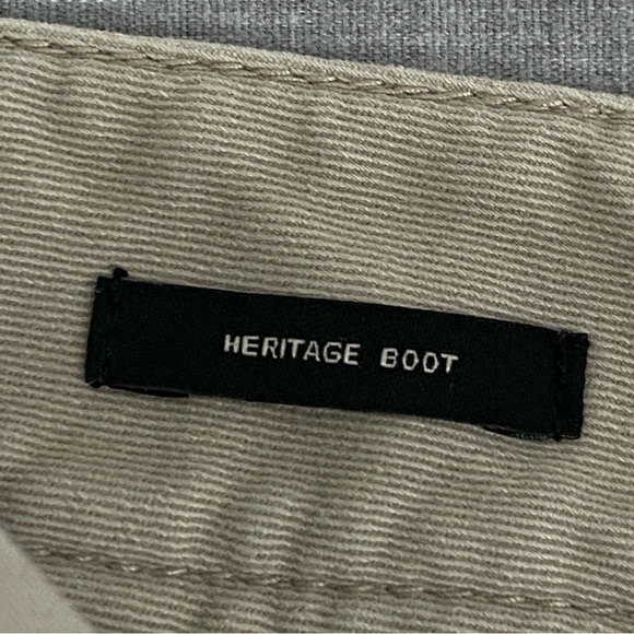 Talbots Heritage Boot Pants Cotton Beige Sz 10 Bootcut - Picture 5 of 12